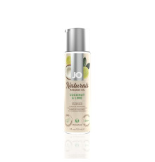 Массажное масло System JO – Naturals Massage Oil – Coconut & Lime с натуральными эфирными маслами (120 мл)