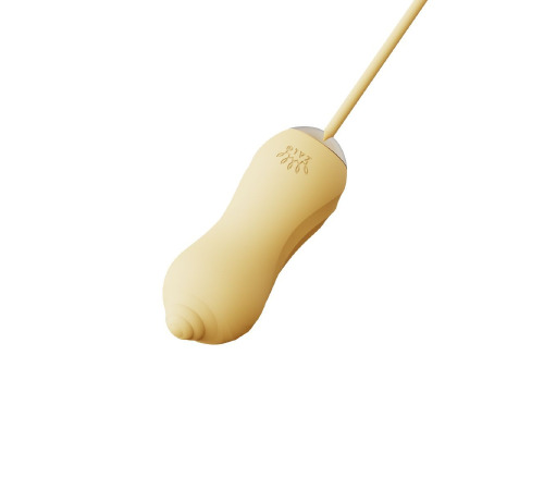 Набор 3в1 Zalo — UNICORN Set Yellow, виброяйцо, пульсатор, вакуумный стимулятор