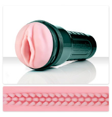 Мастурбатор с вибрацией Fleshlight Vibro Pink Lady Touch, три вибропули, стимулирующий рельеф