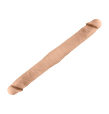 Фаллоимитатор двусторонний SIlexD Billy-Joe Double Dong M Flesh, двухслойный, силикон+Silexpan