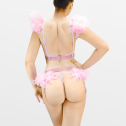 Сексуальный комплект белья Angel, размер L-2XL, цвет Роза
