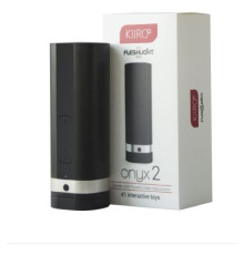 Интерактивный мастурбатор Kiiroo Onyx 2, 10 сжимающихся колец, не надо двигать, теледильдоника