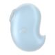 Вакуумний кліторальний стимулятор з вібрацією Satisfyer Cutie Ghost Blue