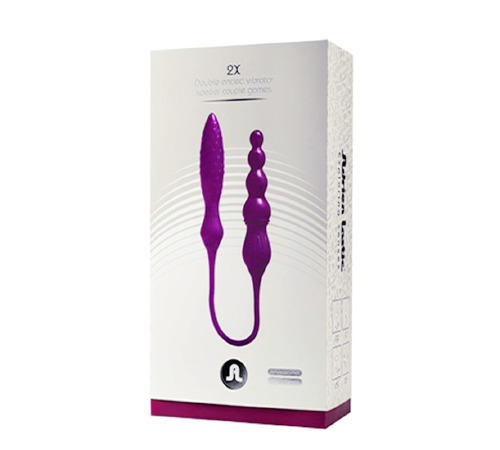 Вибратор двусторонний Adrien Lastic AD-2X с пультом LRS
