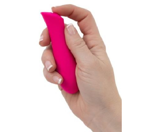 Мінівібратор The Mini Swan Rose з плавним збільшенням інтенсивності вібрації, силікон