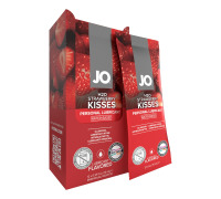 Набор лубрикантов Foil Display Box – JO H2O Lubricant – Strawberry – 12 x 10ml для орального секса