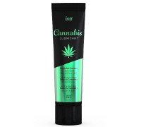 Лубрикант на водной основе Intt Cannabis (100 мл) с маслом семян конопли, не растекается