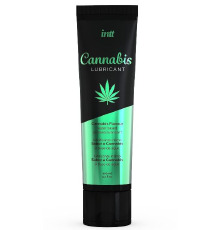 Лубрикант на водной основе Intt Cannabis (100 мл) с маслом семян конопли, не растекается