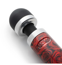 Вибромассажер DOXY Die Cast 3 ROSE PATTERN, очень мощный, питание 220В, металлический корпус