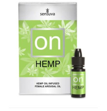 Возбуждающе капли для клитора Sensuva - ON for Her Hemp Infused Arousal Oil (5 мл) с маслом конопли