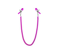 Затискачі для сосків з ланцюжком Feral Feelings - Nipple clamps Classic, рожевий