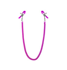 Зажимы для сосков с цепочкой Feral Feelings - Nipple clamps Classic, розовый