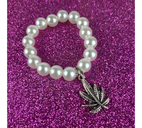 Мужское украшение Жемчужная нить на пенис Cannabis