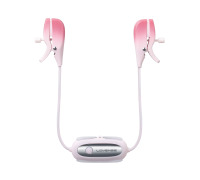 Смарт-вібратор для грудей Lovense Gemini, регулювання стискання соска, можна носити