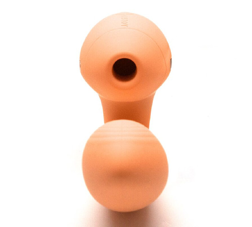 Вакуумный вибратор KISTOY Tina Mini Orange, вагинально-клиторальный