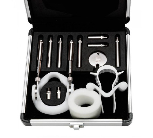 Экстендер для увеличения члена Jes-Extender Titanium, ремешковый, алюминиевый кейс