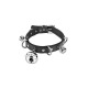 Ошейник c бубенцами Fetish Tentation Choker Bells, экокожа