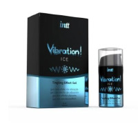 Рідкий вібратор Intt Vibration Ice (15 мл), густий гель, дуже незвичайний, діє до 30 хвилин