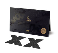 Прикраса на соски Bijoux Indiscrets - Flash Cross Black