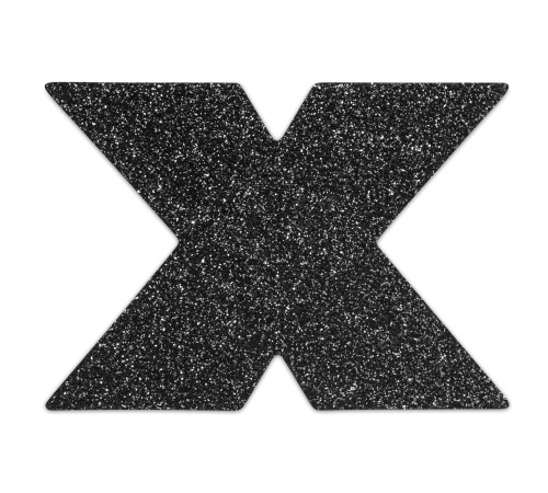 Прикраса на соски Bijoux Indiscrets - Flash Cross Black