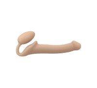 Безремінний страпон Strap-On-Me Flesh M, повністю регульований, діаметр 3,3 см