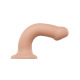 Насадка для страпона Strap-On-Me Dual Density Dildo Flesh L, диаметр 3,7см, двухслойная, гибкая