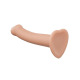 Насадка для страпона Strap-On-Me Dual Density Dildo Flesh L, диаметр 3,7см, двухслойная, гибкая