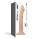 Насадка для страпона Strap-On-Me Dual Density Dildo Flesh M, диаметр 3,3см, двухслойная, гибкая