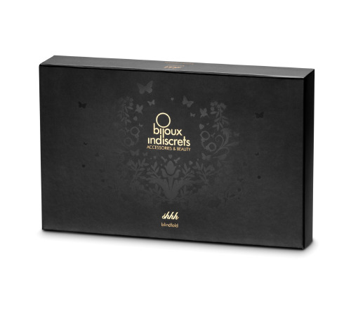 Повязка-лента из сатина 2-в-1 Bijoux Indiscrets: Shhh (повязка на глаза и лента для связывания)