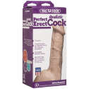 Фалоімітатор Doc Johnson - 7 Inch Perfect Erect Cock, діаметр 3,8см, велика голівка, Vac-U-Lock
