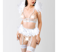 Сексуальный комплект белья Angel, размер L-2XL, цвет Белый