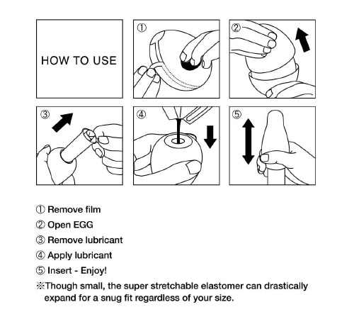 Мастурбатор-яйцо Tenga Egg Boxy с геометрическим рельефом