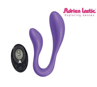Вібратор для пар Adrien Lastic Couple Secrets II з пультом LRS, два мотори, універсальний