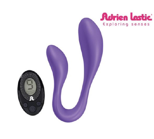 Вібратор для пар Adrien Lastic Couple Secrets II з пультом LRS, два мотори, універсальний