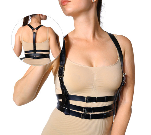 Женская портупея Dartoni, размер L-2XL, натуральная кожа