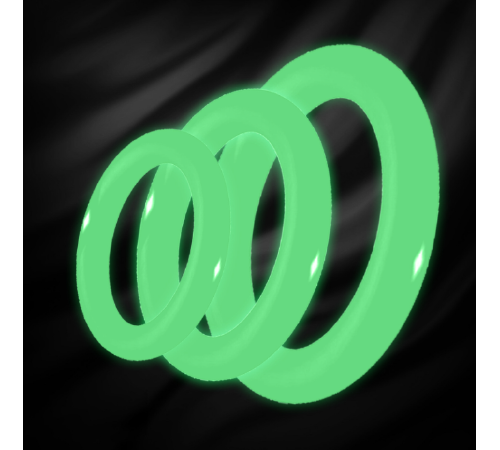 Набір ерекційних кілець силікон білий