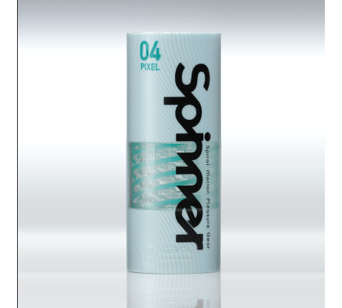 Мастурбатор Tenga Spinner 04 Pixel с упругой стимулирующей спиралью внутри
