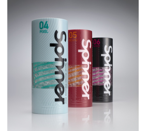 Мастурбатор Tenga Spinner 04 Pixel с упругой стимулирующей спиралью внутри