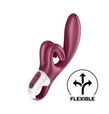 Вибратор-кролик Satisfyer Touch Me Red, двойной отросток, 3 мощных мотора