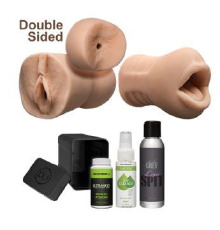 Набір мастурбаторів Doc Johnson The Sasha Grey Experience (2 мастурбатори та аксесуари)