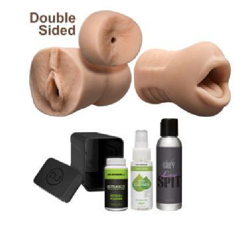 Набір мастурбаторів Doc Johnson The Sasha Grey Experience (2 мастурбатори та аксесуари)