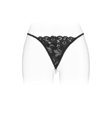 Трусики-стринги с жемчужной ниткой Fashion Secret VENUSINA Black