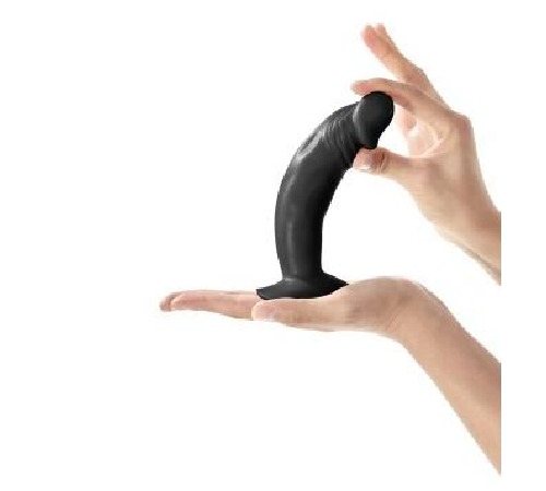 Фаллоимитатор с присоской Real Body - Real Zack Black, TPE, диаметр 3,7см