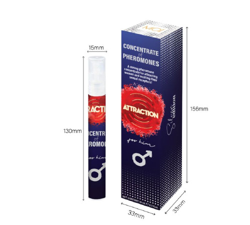 Спрей з феромонами Concentrated Pheromones for Him Attraction (10 мл)