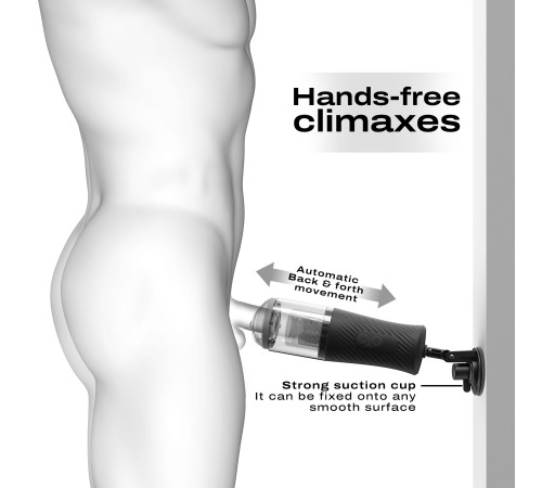 Автоматический мастурбатор Dorcel THRUST BLOW, голосовое сопровождение, присоска