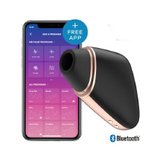 Вакуумный клиторальный стимулятор Satisfyer Love Triangle Black с управлением через интернет
