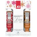 Набір лубрикантів System JO Naughty or Nice Gift Set – Candy Cane & Gingerbread (2×30 мл)
