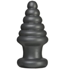 Анальна пробка для фістингу Doc Johnson American Bombshell Destroyer Gun Metal, діаметр 10,7 см