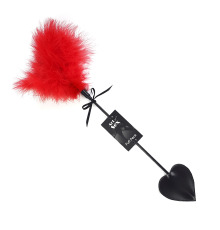 Щекоталка со шлепалкой Пика Art of Sex - Puff Peak, цвет Красный