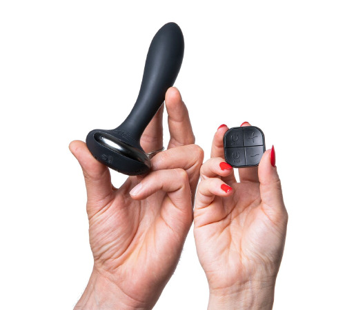 Анальная вибропробка Hot Octopuss PleX with flex, Treble and Bass Technology, 2 мотора, пульт ДУ